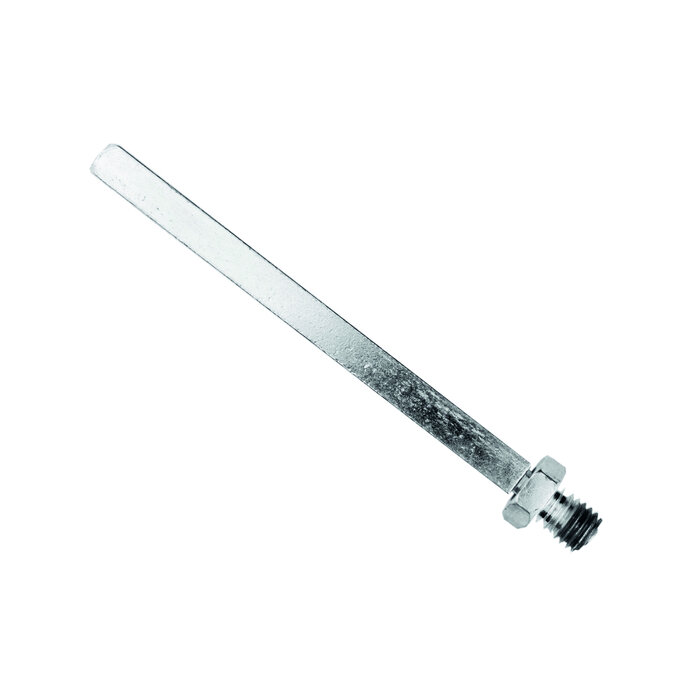 HDD Stift 8x8mm deurklink + draadstang M10 voor vaste knop