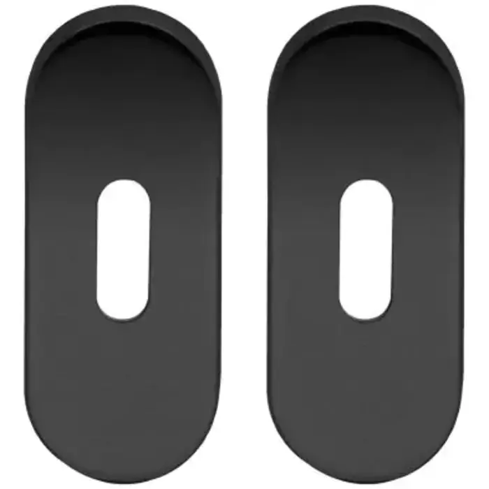 Artitec Pair of black oval key plates from Artitec