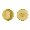 HDD Toilet set round shape matt Gold without red/white