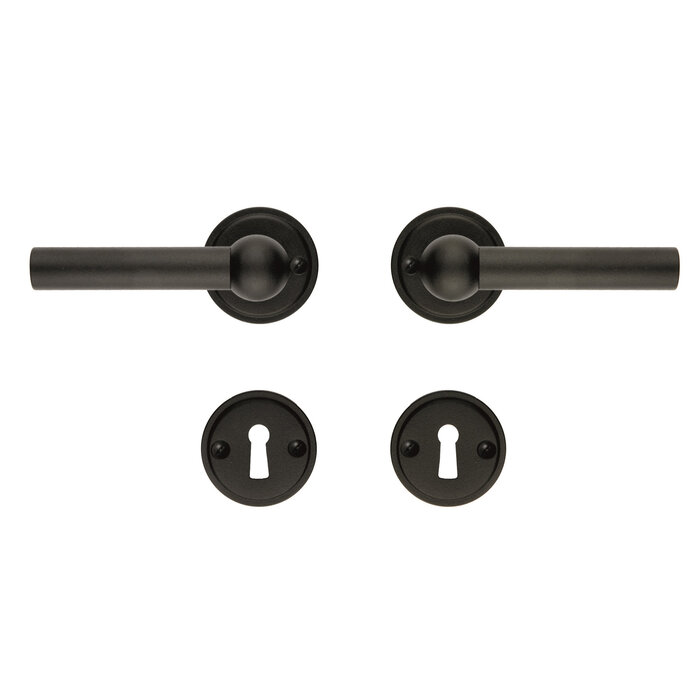 HDD Schwarze Türgriffe PETANA L+L – UV-Strukturlack