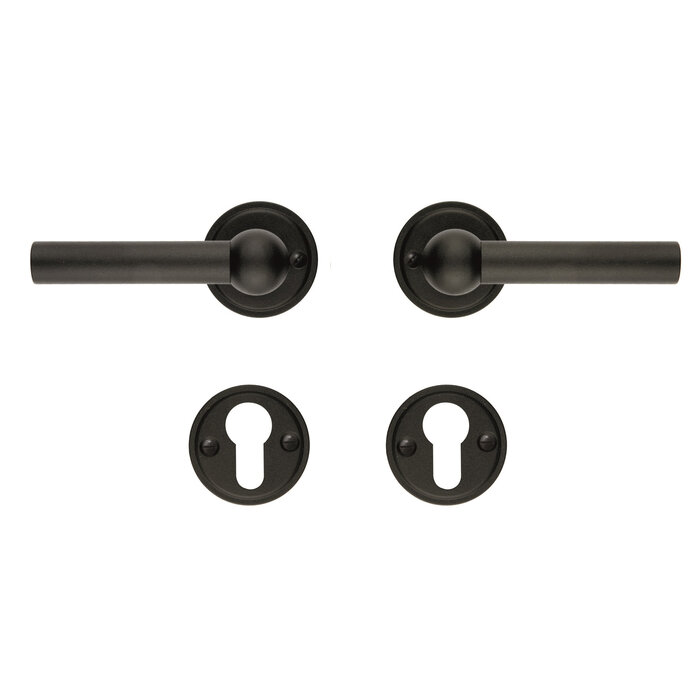 HDD Black door handles PETANA L+L - UV textured lacquer