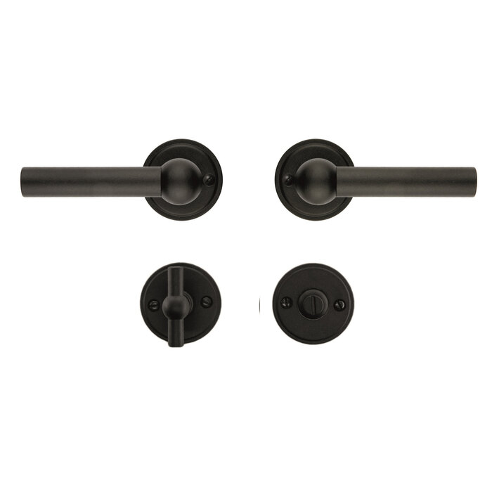 HDD Poignées de porte noires PETANA L+L - Laque texturée UV