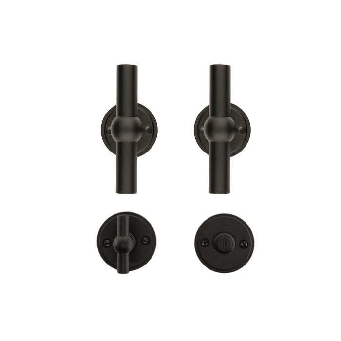 HDD Black door handles PETANA T+T - UV Structured lacquer