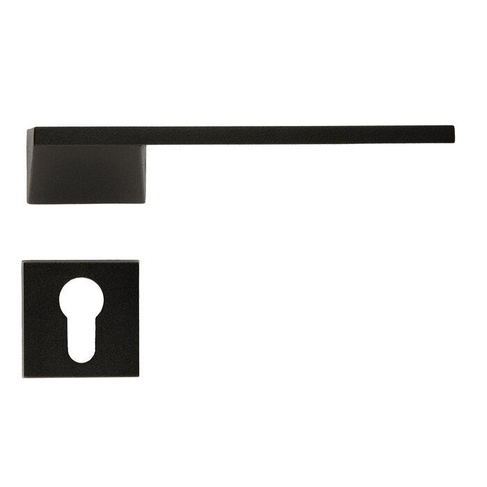 HDD Poignées de porte noires SELIZ - Laque structurée UV