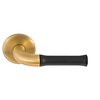 Formani Door handles NOUR EV101/64 - Matt gold PVD/matte black
