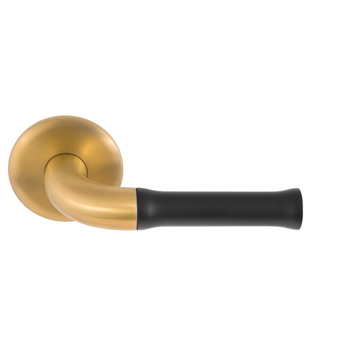 Formani Formani door handles NOUR EV101/64 - Matt gold PVD/matte black