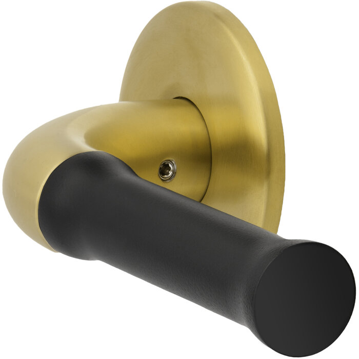 Formani Formani deurklinken NOUR EV100/64 - Mat goud PVD/mat zwart