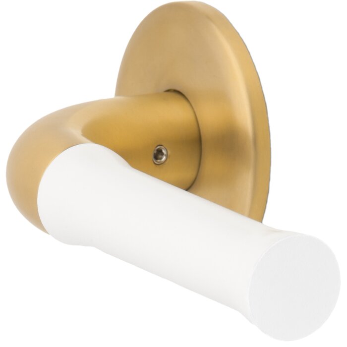 Formani Formani Türgriffe NOUR EV100/64 – Mattgold PVD/Weiß