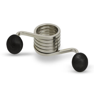 Dulimex Door closer for overlay doors - nickel-plated