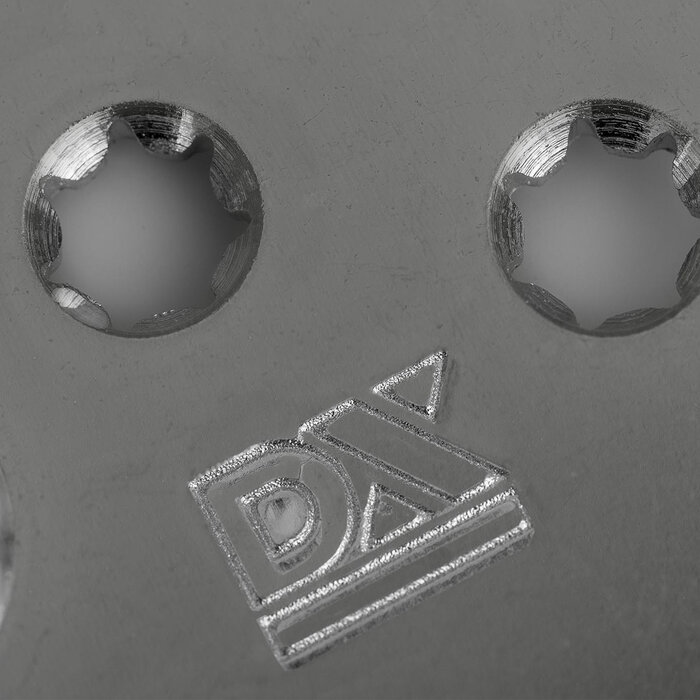 Dulimex Slide bearing hinge round corners 3 mm 89x89 mm SKG***® galvanized - universal