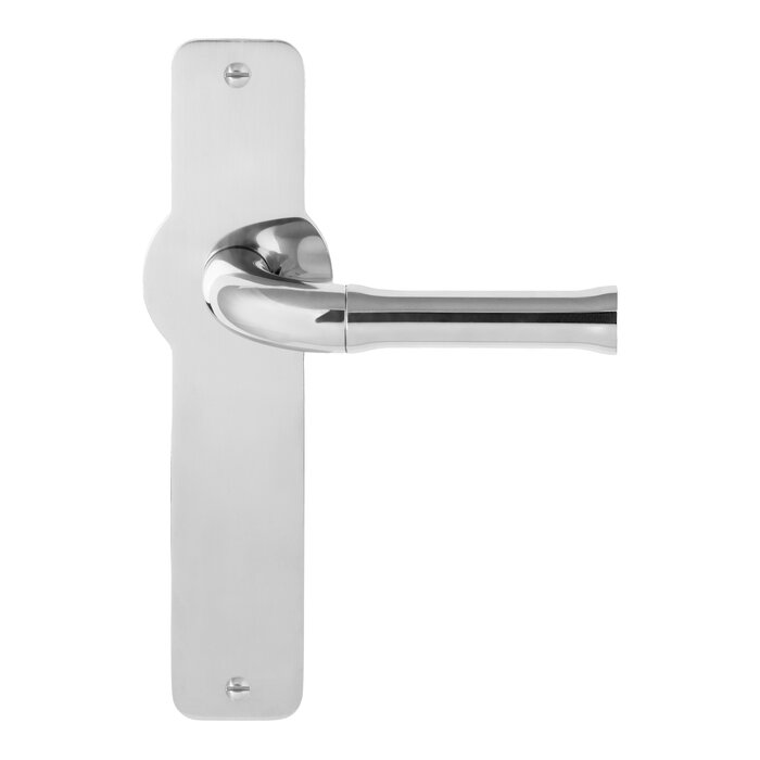 Formani Formani deurklinken NOUR EV100P210SFC op blind schild- gepolijst RVS