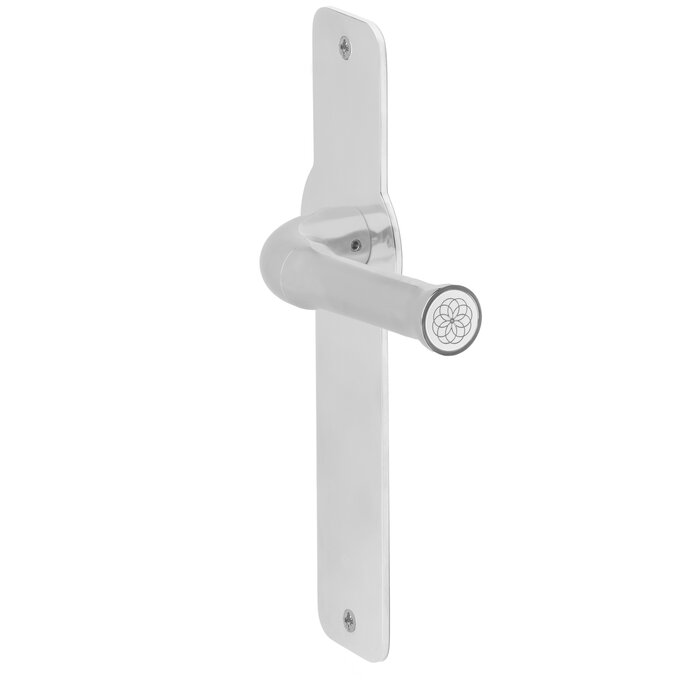 Formani Formani deurklinken NOUR EV100P210SFC op blind schild- gepolijst RVS