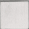 Formani 1 plaque de recouvrement carrée LSQB50 - acier inoxydable mat