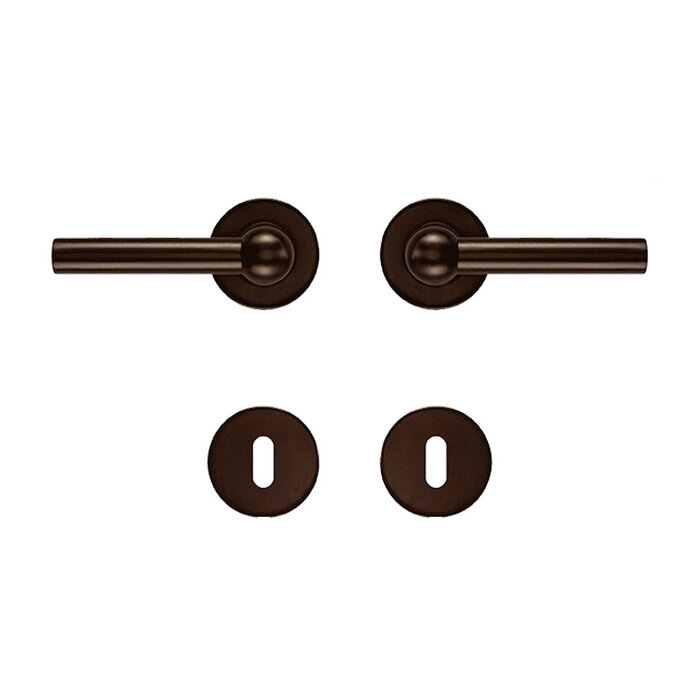 HDD Türgriffe aus Bronze RAILY - Rund L+L