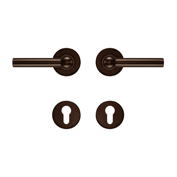 HDD Türgriffe aus Bronze RAILY - Rund L+L