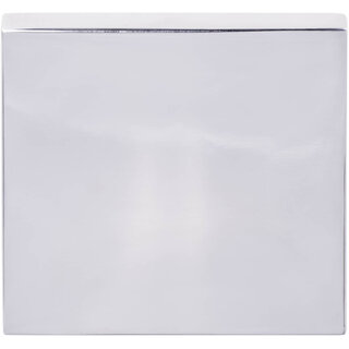 Formani 1 cover plate square LSQB50 square - polished stainless steel