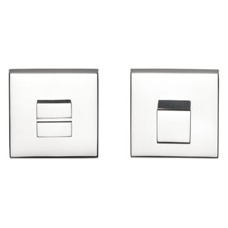Formani Square toilet set Square LSQWC50 polished stainless steel