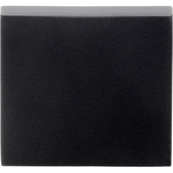 Formani 1 plaque aveugle carrée LSQB50 - noir mat