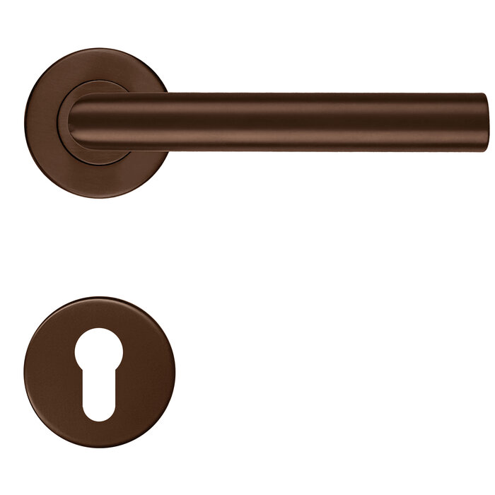 HDD Türgriffe in Mattbronze, I-Form, 19 mm