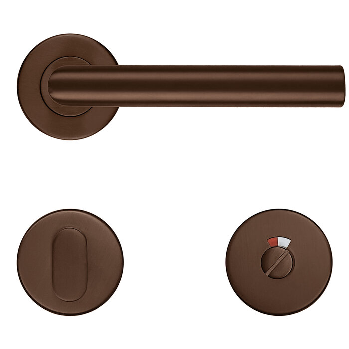 HDD Poignées de porte en bronze mat I - FORME 19 mm