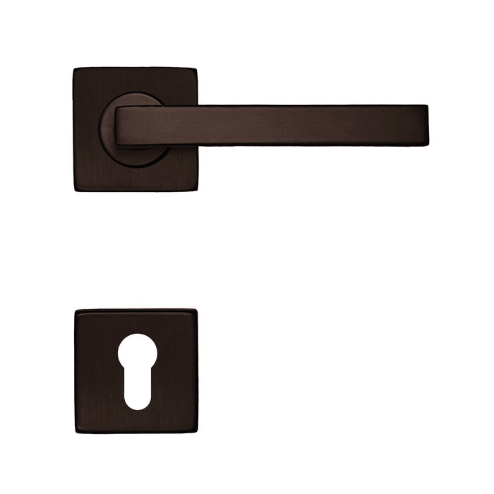 HDD Matt bronze door handles KUBIC SHAPE 16 mm