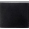 Formani 1 cover plate square LSQB50 square - black PVD