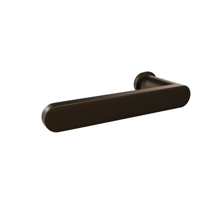 HDD Minimalistische Türgriffe in Mattbronze, minimalistisches Design mit minimalistischer Rosette (Ø 25 mm)