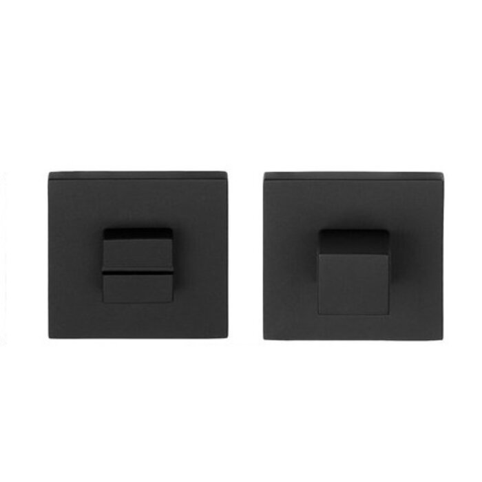 Formani Vierkant toiletgarnituur Square  LSQWC50 - zwart PVD