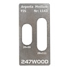 247WOOD Panneau d'insertion 247WOOD ARGENTA MEDIUM 111x29 et KUBICA K6700