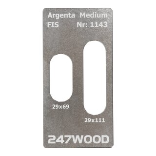 247WOOD 247WOOD Einlegeplatte ARGENTA MEDIUM 111x29 und KUBICA K6700