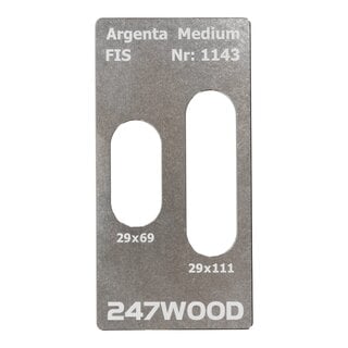 247WOOD 247WOOD insert panel ARGENTA MEDIUM 111x29 and KUBICA K6700