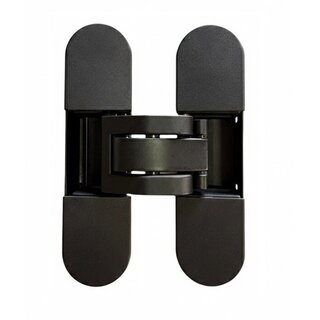 DKS Schwarzes, unsichtbares 3D-Scharnier – 111 x 29 mm