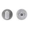 HDD Inox WC-Garnituur zonder indicator – I Shape Zero Ø53x8mm