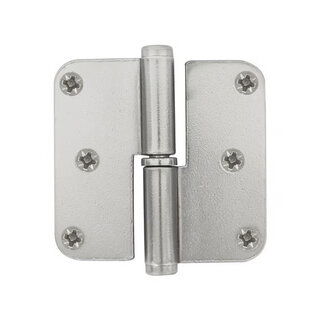 Dauby Hinge PRE33 wrought iron (FP) 80x80x2.5 mm