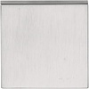 Formani 1 plaque de recouvrement carrée LSQB50 - Acier inoxydable mat PVD