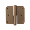 Dauby Hinge PRE33 rough bronze look (RBL) 80x80x2.5 mm
