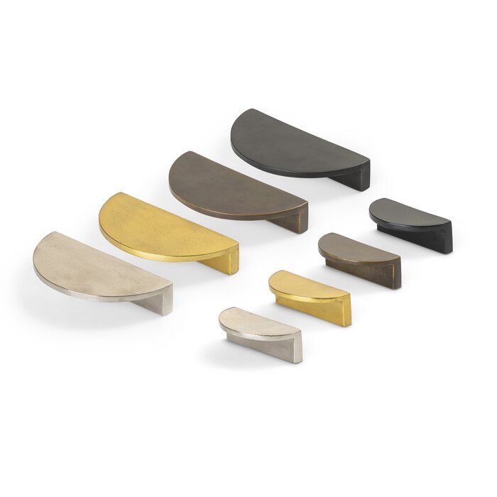 JOLIE JOLIE door handle VIRGE - aged black - cc 192 mm