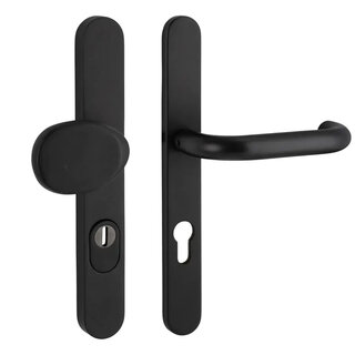 Artitec Poignée de porte de sécurité pour blindage étroit SKG*** bouton/poignée de porte U - Noir - PC 72 ou 92 mm