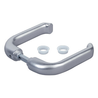 LOCINOX Paire de poignées de porte en aluminium 3006S pour serrure de portail coulissant Locinox