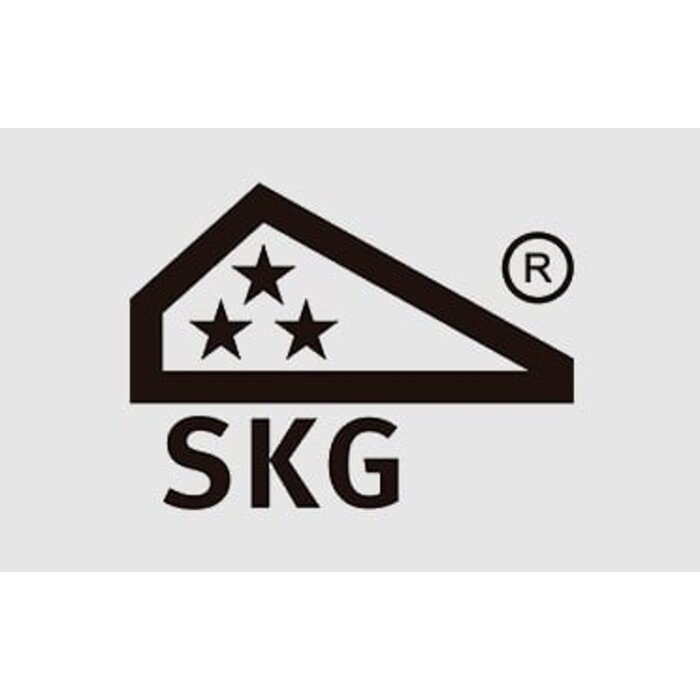 Artitec Quincaillerie de porte de sécurité noire avec protection anti-arrachement sur le cache SKG*** 2 poignées de porte U - PC 72 ou 92 mm