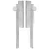 Formani Pair of TENSE BB230PA sliding handles - Matt stainless steel