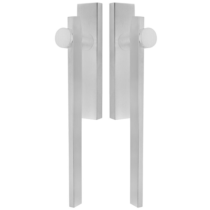 Formani Pair of Formani lift and slide handles TENSE BB230PA - Matt stainless steel