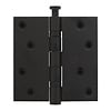 Intersteel Black ball hinge straight 89x89x2.5mm stainless steel