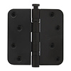 Intersteel Black ball hinge rounded 89x89x2.5mm stainless steel