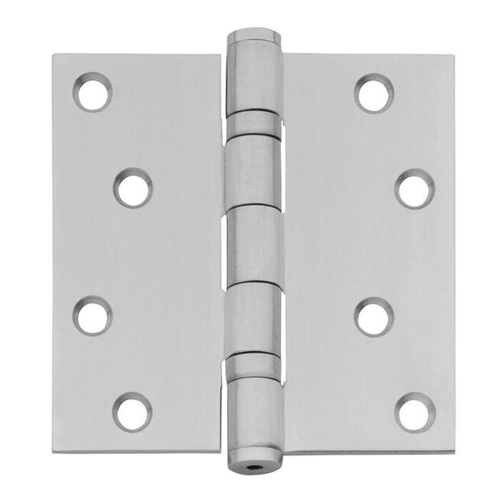 Intersteel Kugelgelenkscharnier gerade 89x89x2,5 Edelstahl 304