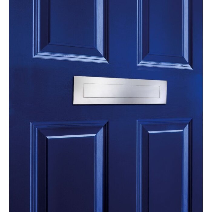 Formani Galaxy letterbox flap 300x80x2mm - Brushed stainless steel AISI316