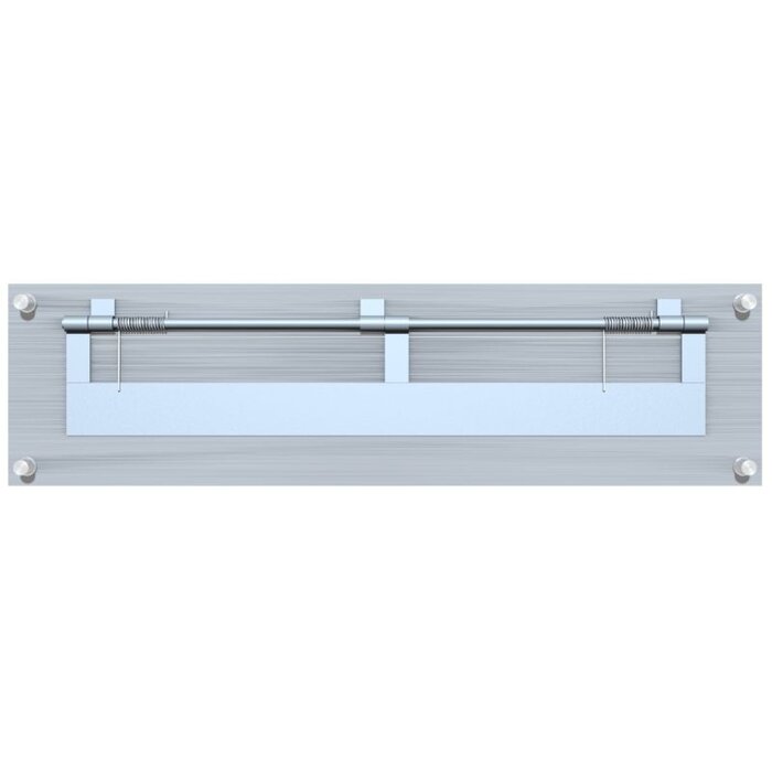 Formani Galaxy Briefkastenklappe 300x80x2mm - Gebürsteter Edelstahl AISI316