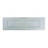 Formani Galaxy letterbox flap 300x80x2mm - Brushed stainless steel AISI316
