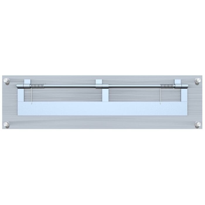 Formani Brievenbusklep Galaxy 400x100x2mm - Geborsteld Roestvrij staal AISI316