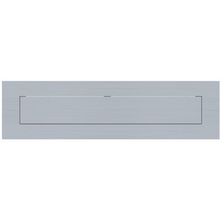Formani Rabat de boîte aux lettres Galaxy 400x100x2mm - Acier inoxydable brossé AISI316